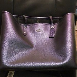 Coach Hologram City Tote & matching Wallet